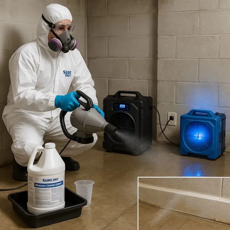 Sanitization and Odor Removal process in Golden Beach, MD